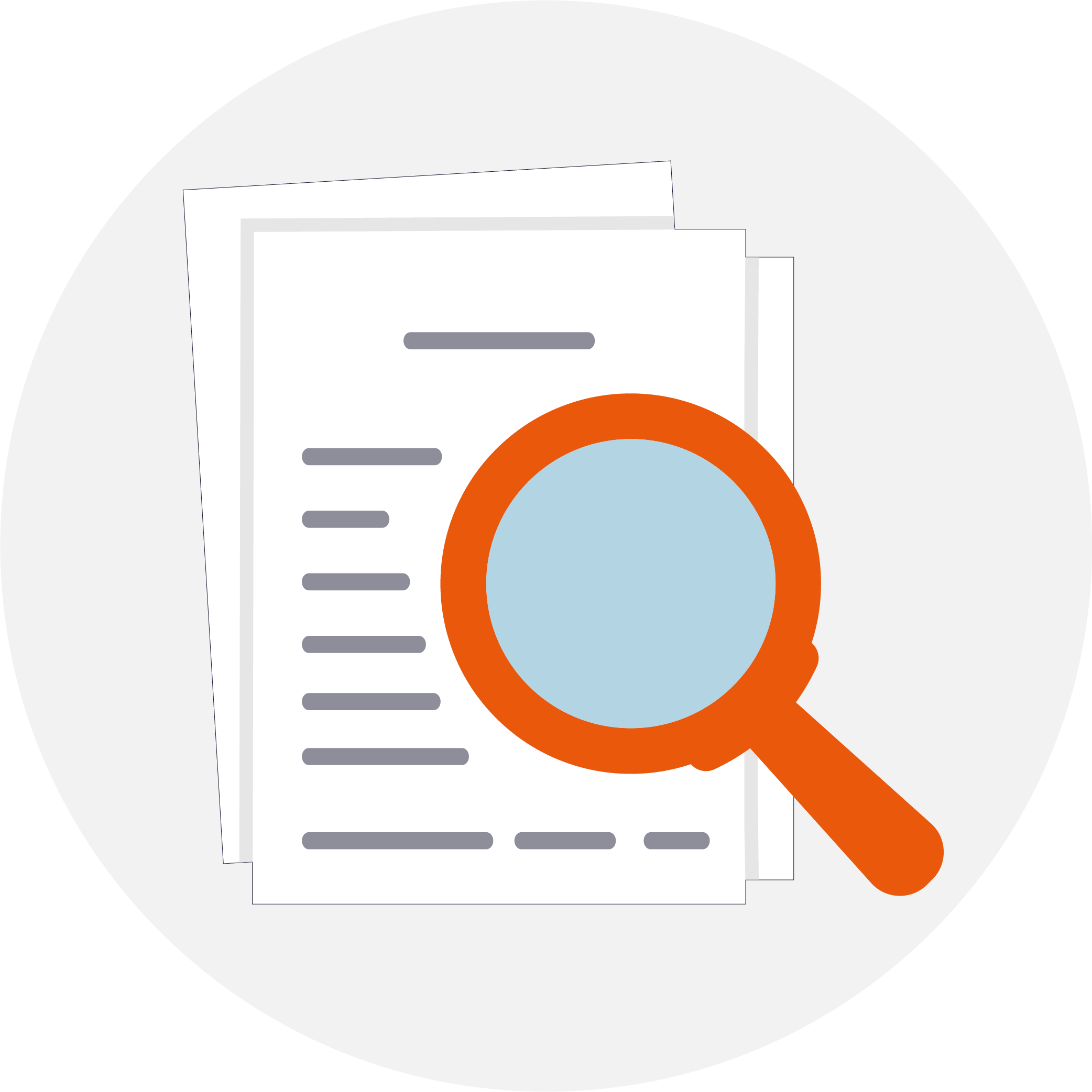 Image of reviewing a document
