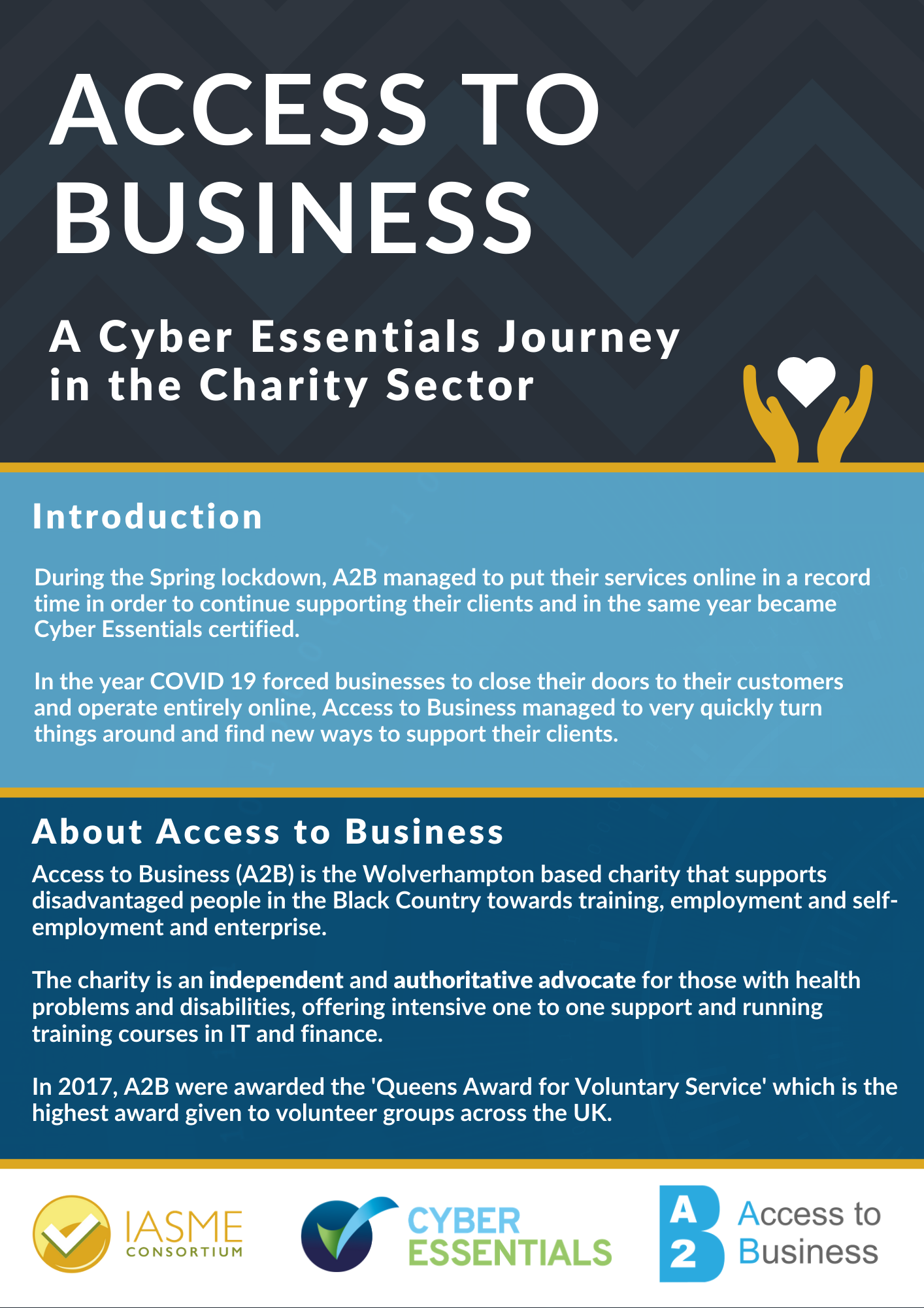 Access to Business charity Cyber Essentials case study