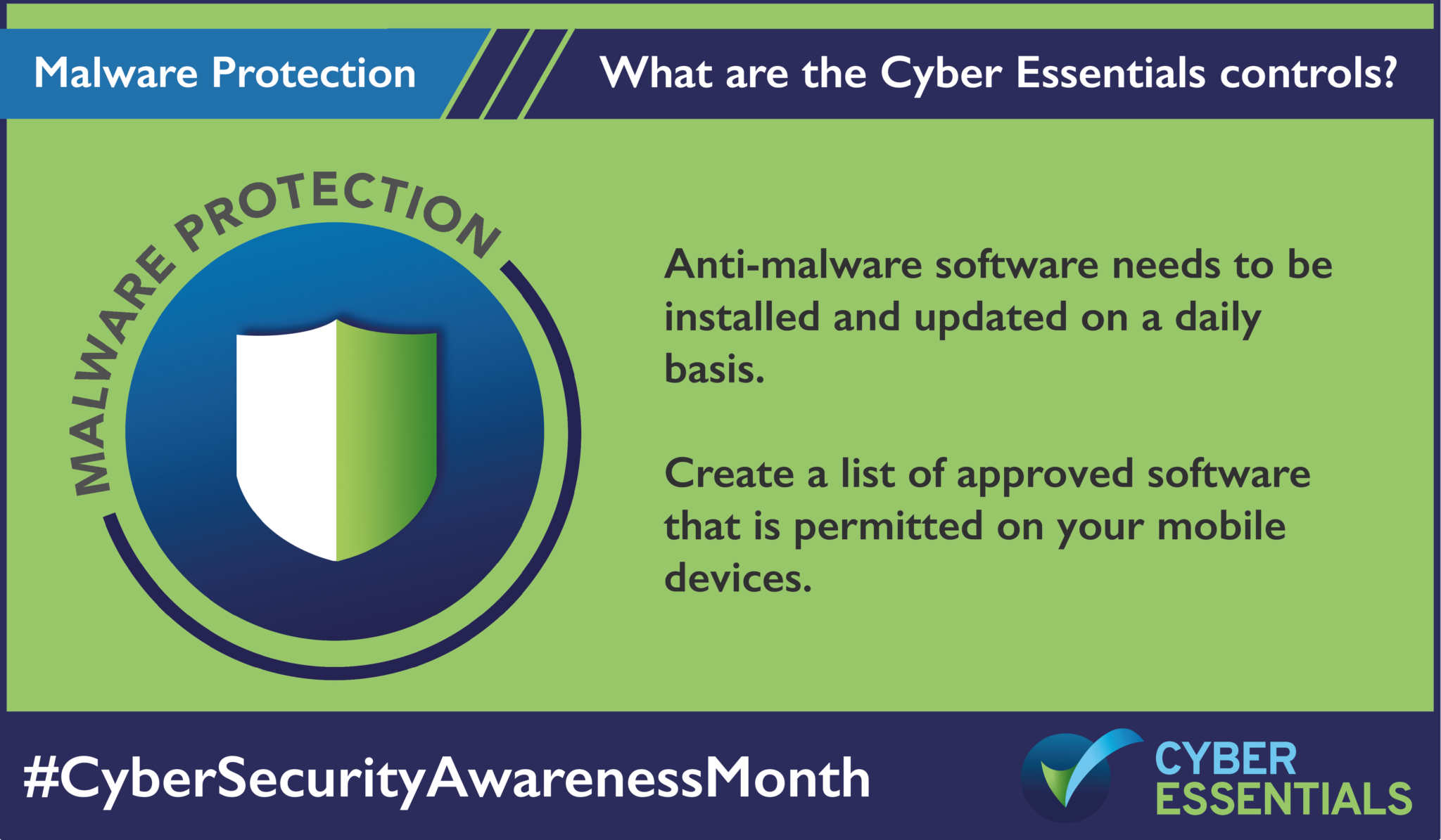 Cyber Essentials Control Malware Protection