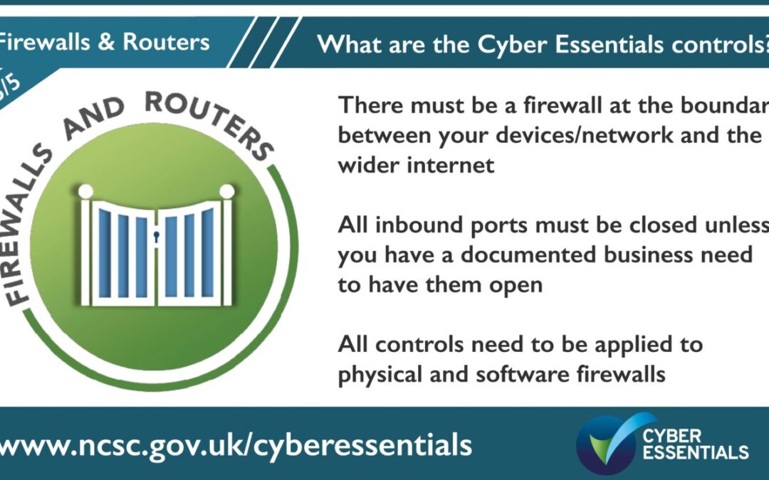 The Five Core Controls of Cyber Essentials – Firewalls and Routers