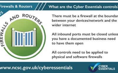 The Five Core Controls of Cyber Essentials – Firewalls and Routers