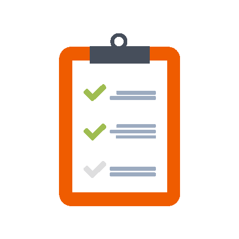 Clipboard checklist icon