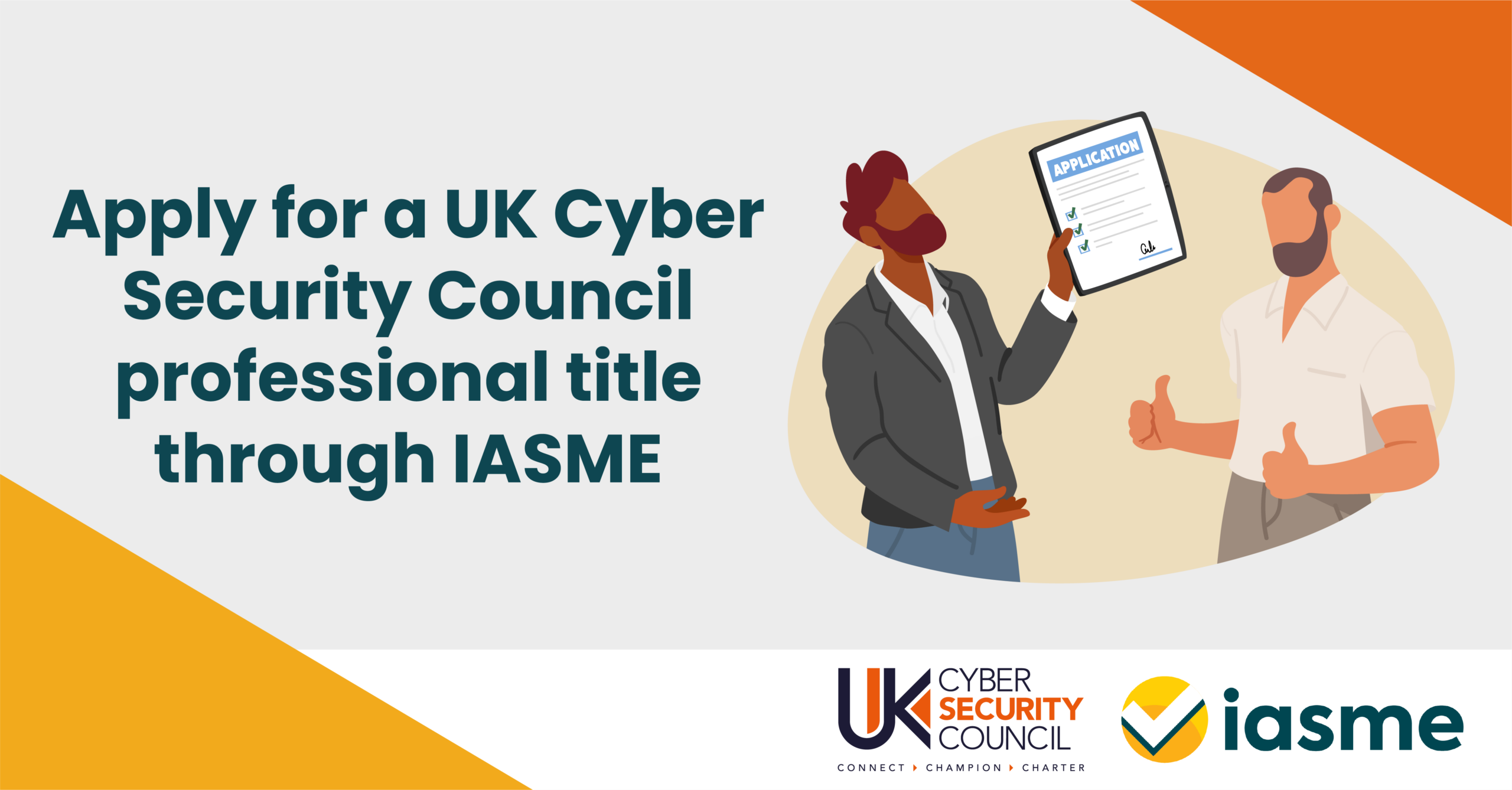 Apply for a UK Cyber Security Council professional title through IASME